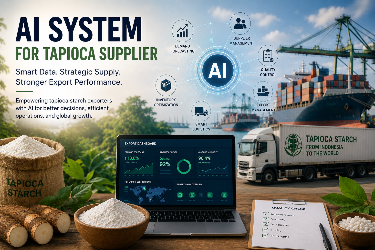AI System for Tapioca Supplier: Improving Supply Management